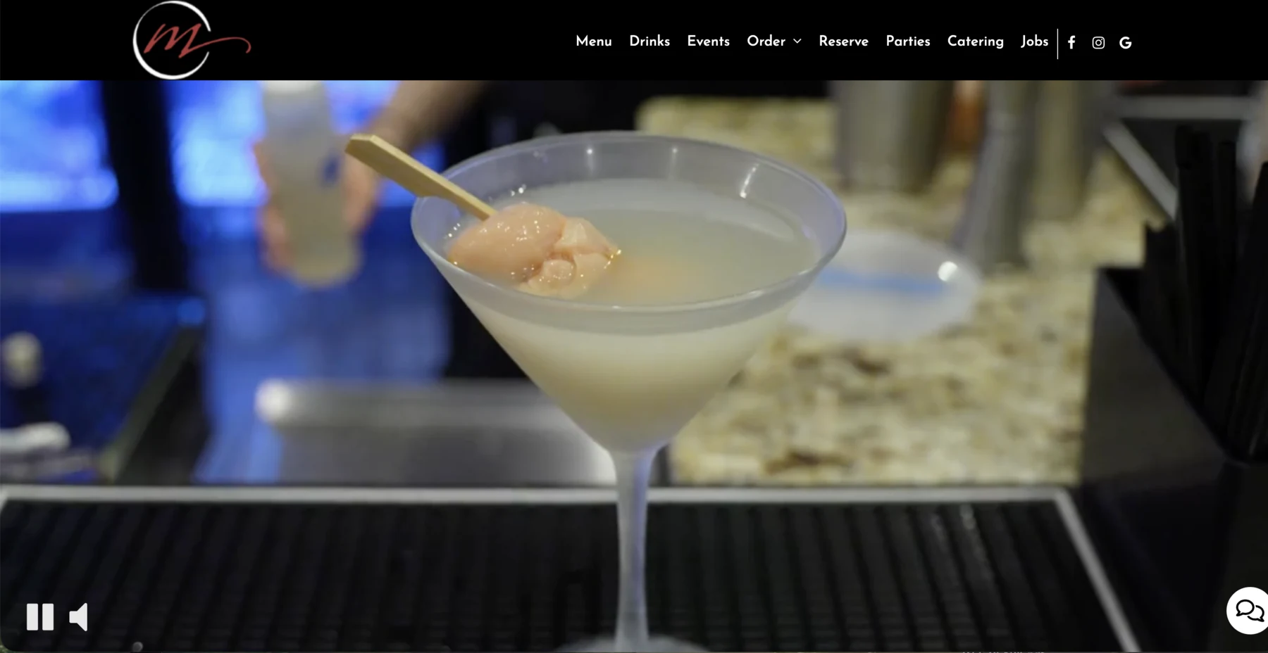 Miku Asian Kitchen website screenshot